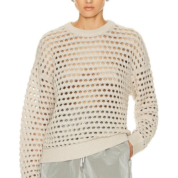 Rare Women's  Harshaw Sweater Size Small Grey Tan  Sold out Everywhere VAR01504 - Picture 1 of 12